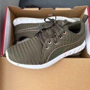 Puma military green Athletic Shoes